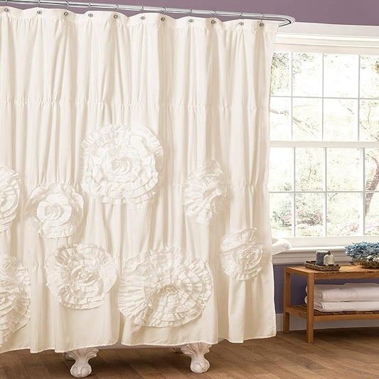 Ruffled Shower Curtain